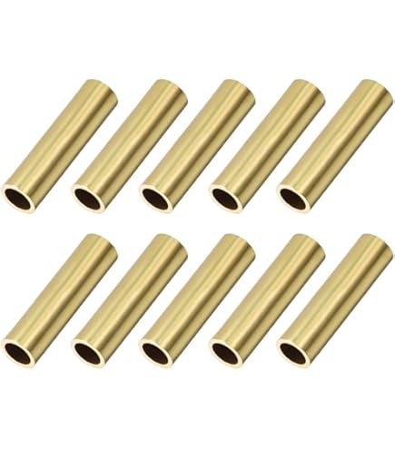 DTGN 6mm X 0.2mm X 300mm (ODxWall TXL) Brass Tube - 8Pack - Good For - View #3