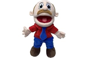 HIFONI Jeffy Puppet Plush Toy Doll, Jeffy Puppet Plush Toy, Soft Stuffed Hand Puppet Prank Plush Toy, Silly Ventriloquist Hand Puppets For Kids Party Favors Gift