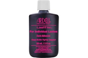 Ardell Lashtite Adhesive Negro 59ml - Pegamento Oscuro para Pestañas Individuales DuraLash. Fórmula resistente al agua para una unión segura hasta 2 semanas. ¡Aplicación fácil y duradera!