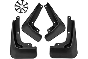 KMQRDZI Mud Flaps Splash Guards for VW Golf MK8 2020-2023, 4 Pcs Splashproof Front Rear Car Fenders, No Drilling Auto Mudguards, Decorative Wheel Protection Baffle Accessories Easy Installation