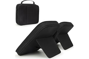 CITYCHASE Bible Covers for Men & Women, Bible Case Carrying Church Bag with Book Stand, Bible Bag with Handle, Zipper and Multi-Pockets for Scripture Study Bible Protector, Black(Patent Design)