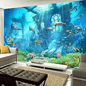 Decor Production Cartoon Theme PVC Vinyl Self Adhesive Kids Wallpaper(4x6 Feet, Design no. kids-wallpaper-pt12.)