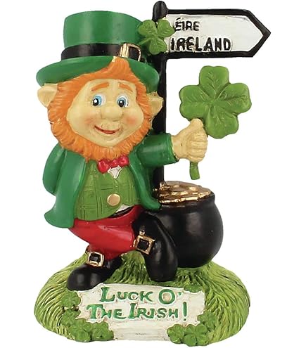 Pluche Kabouterpop St. Patrick's Day Ornament met Groene