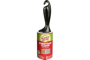 Scotch-Brite Rodillo Quitapelusas de uso Diario Everyday Clean - 1 Rollo de 56 Hojas - Funciona Muy Bien en Pelo de Mascotas, Ropa, Muebles y más
