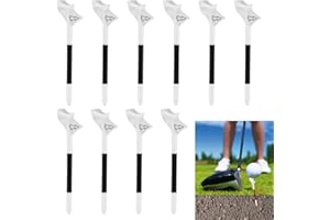 Toivize 10 Pcs Golf Tees, 83mm Nachhaltige Golf Tees Kunststoff Winter Golf Tees für Golf Praxis Ausbildung