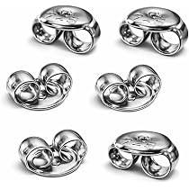 My-Bead 5 paia chiusura per orecchini 4mm in argento
