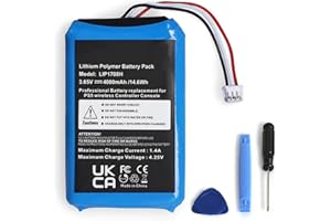 SHAWOROCE 4000mAh 3,65V Akku Kompatibel mit Sony PS5 Playstation 5 DualSense Wireless Controller Wiederaufladbare Hohe Kapazität Li-po Ersatzakku Batterie Set