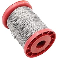 PROBEEALLYU Edelstahldraht für Bienenstockrahmen, Foundation-Werkzeug, 0,5 mm, 500 g