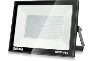 toobettp Projecteur LED Extérieur, 100W Spot LED Extérieur 10000LM Blanc Froid 6500K Eclairage Extérieur IP66 Imperméable Super Lumineux pour Garage,Jardin,Terrasse,Parking
