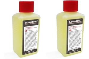 LotusGrill Pasta de combustión (2 unidades, 200 ml), especialmente desarrollada para la barbacoa de carbón vegetal de baja humo