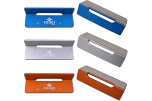 RaceWax Set of 3 Stainless Steel Plate Aluminum Ski Side Bevel File Guides 87/3 88/2 89/1