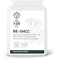 The NDF Company RE-AHCC - 5 in 1 Supplement with Reishi Extract , AHCC, Zinc, Vitamin D and K, 60 Count (Pack of 1)