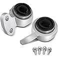 Frankberg 2x Contorl Arm Bushing Front Rear Compatible with E46 316 318 320 323 325 328 330 1999-2005 E85 2002-2009 E86 2006-2008 Replace# 31126757623
