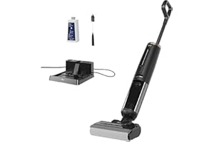 Hoover HW3 Plus 2in1 Wet and Dry Cordless Vacuum Cleaner and Mop Floor Washer for Delicate and Hard Floors - 40 min runtime, Anti-Twist, Auto-Clean with Hot Air Drying, Double Edge Cleaning [HW3P10]