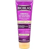 Bioblas Kolajen &amp; Keratin Onarıcı Dolgunlaştırıcı Sa&ccedil; Bakım Kremi 250 ml &ndash; İnce ve Yıpranmış Sa&ccedil;lar İ&ccedil;in Hacim, Kolay Tarama 