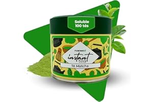 FUSIONATE Té Matcha Culinario de Origen Japonés, Lata de 100g, Apto Para Recetas y Bebidas, Versátil y Sabroso, 100% Natural, Energizante y Antioxidante Natural