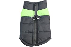 Idepet Manteau d'hiver pour Chien Vêtements Imperméables pour Petit Moyen Grand Chien Chat Taille S L L XL XXL 3XL 4XL 5XL