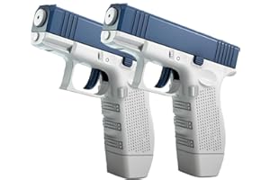 VOTVLOG 2 Pièces Pistolets à Eau en Plastique, Mini Petit Pistolet Jouet pour Enfants, Accessoires de Piscine Jouets d'été Pistolet à Eau, Jouets Amusants de l'eau Pistolet à Eau avec Longue Portée (Bleu)