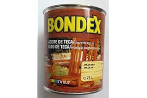 Aceite de Teca Bondex Incoloro 0.75 L.
