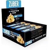 Z&uuml;ber Fındık Ezmeli Y&uuml;ksek Hi Protein Bar 45g x 12 Adet