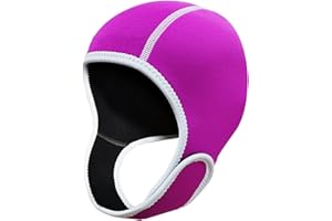Perfeclan 2mm Neoprene Diving Wetsuit Hood, Scuba Diving Hood Keep Warm Head Cover Swimming Hat Thermal Hood, for Women, Men, Canoeing Kayaking