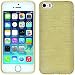 Produktbild PhoneNatic Case kompatibel mit Apple iPhone 5 / 5s / SE - Gold Silikon Hülle Brushed + 2 Schutzfolien