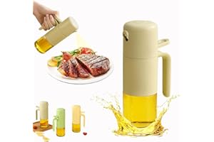 MINSEZHI Distributeur d'huile d'olive, pulvérisateur d'huile pour la cuisine, vaporisateur d'huile Mister, vaporisateur d'huile, bouteille d'huile de 210 ml, nouvelle génération de pulvérisation d'huile dans