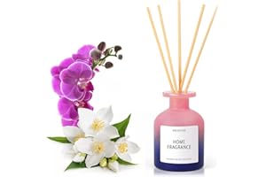 SCENTORINI Diffusore per Ambiente 100ml con 6 Bastoncini di diffusore a Lamella Diffusore Profumato Fragranza a Lunga Durata, Deodorante per Ambienti con Sogno di Notte di Mezza Estate