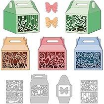 3D Metall Stanzschablone Quadrat - Geschenkbox Vorlage Für Basteln & Scrapbooking