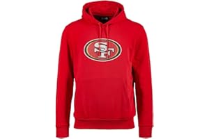 New Era - NFL San Francisco 49ers Team Logo Sudadera con Capucha Hoodie - Rojo