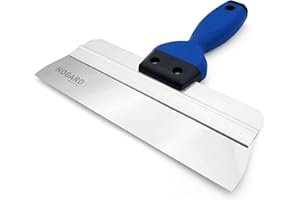 HOGARD 10" Taping Knife | Made of Stainless Steel with a Soft Grip | Perfect Plastering Tool | Made in EU