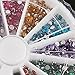 Nail rhinestone - TOOGOO(R)Rhinestones Nail Art Gems Mixed Colours Shapes in Case (1.5mm,1800pcs)