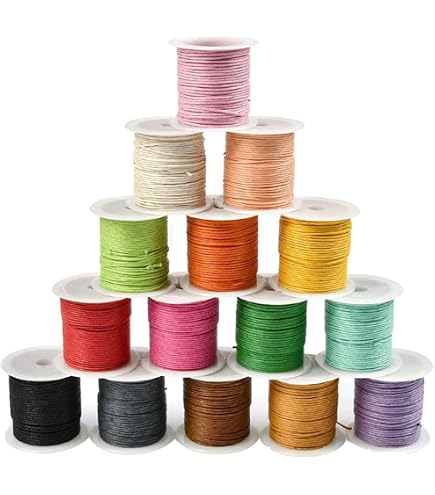 Soie Naturelle Pour Enfiler - Bobine De 25 M, Diamètre 0,35 Mm, Couleur Blanc, Idéale Pour Le Perlage Et La Création