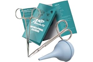 ABNOBA PET STORE Essential - Kit de Suministro de Pinzas y Tijeras para Cachorros y Gatitos