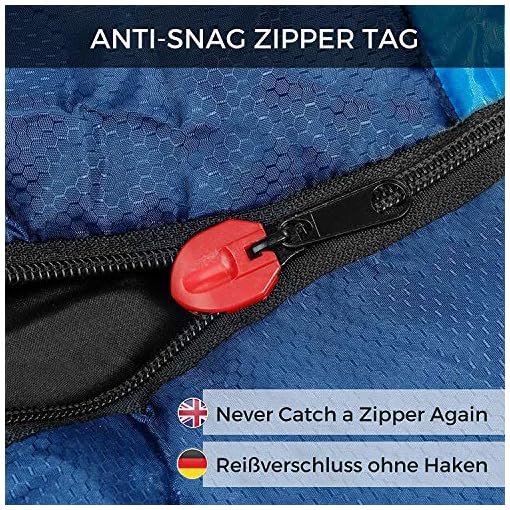 shopper 52.com Waterproof Portable Foldable Multicolour Single Thick Carry Bed Sleeping Bag for Outdoor Camping Hiking Travel - Image 9