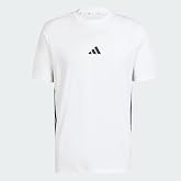 Adidas Men's Essential Three Stripes Single Jersey tee