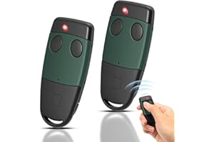 WEPAI 433.92 MHz Telecommande Portail, 2 Canaux Télécommande Porte de Garage Compatible avec Cardin S449 QZ2, S449 QZ1, Bip Portail Porte De Garage, Lot de 2