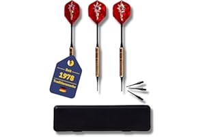 ‎B BEST SPORTING Best Sporting Safety-Dartpfeile Fortune I 3 Dartpfeile mit Kunststoffspitze & Messinghülse I Softdart-Set I E-Dart Pfeile in 16, 18 oder 21 g I inkl. Ersatzspitzen & Dart-Etui