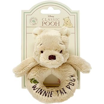 Official Disney Winnie The Pooh Rattle - Soft Pooh Bear Baby Toy by Rainbow Designs : Amazon.fr: Jeux et Jouets