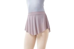 Daydance Mesh Pull On Ballet Skirt Elastic Point Dance Skirt for Teen Girls 12-14 Years, Women