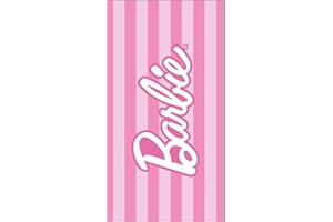 DISNEY Cerda Asciugamano da bagno Barbie per asciugare corpo e capelli per bambini