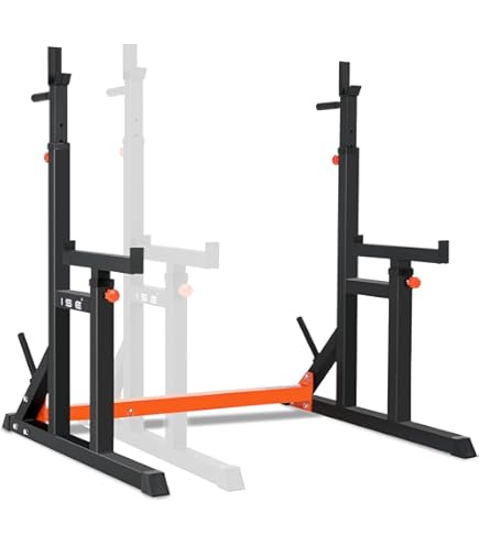 Rack à Squat Réglable Phobos Support Barre de Musculation
