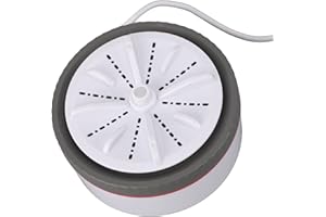 XIUGANPO Tragbare Waschmaschine, zeitgesteuerte Geschwindigkeit, einstellbar, 5 V, 2 A, USB-betriebene Mini-Turbo-Waschmaschine für Unternehmen (Grau)