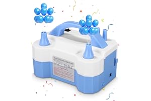 Birshe Bomba Eléctrica,Bomba de Aire Eléctrica Inflador Eléctrico Inflador de Globos Inflador de Globos Electrico Globos Eléctrico Adecuado para Todo Tipo de Eventos como Carnaval Fiesta Cumpleaños