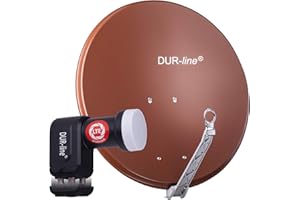 DUR-line Select 75/80 Kits d'antennes de satellite – LNB, commutateur multiple