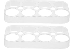 Cabilock 2Pcs Plastik Egei Organizer Kühlschrank Eierhalter Eierschale Kühlschrank Ei