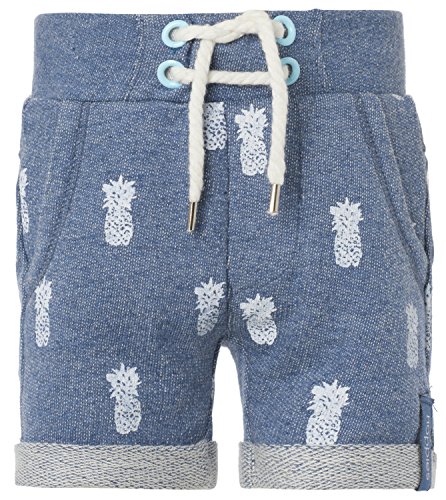 Noppies Baby Boys B Short sweat Tom aop - Shorts - Blue (Blue Melange C147), 0-3 Months (Manufacturer size: 56)