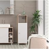 Egecan Mobilya Tek Kapaklı 3 Raflı Banyo Dolabı Havlu Dolabı Sabunluk Kiler Dolabı Erzak Dolabı &Ccedil;amaşır Dolabı Meşe