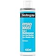 Neutrogena Hydro Boost 3-in-1 Micellar Water (400 ml), Moisturising Face Cleanser with Hyaluronic Acid, Gentle Makeup Remover Without Rubbing, Suitable for Sensitive Skin