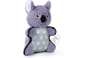 LALFPET Quietschendes Hundespielzeug, Plüsch + TPR-Gummi, Reinigungszahn, Hunde-Kauspielzeug für kleine, mittelgroße und große Hunde, Zerrspielzeug, Koala